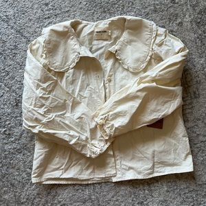 Rudy Jude Pony Blouse in Natural - 2021 fabric